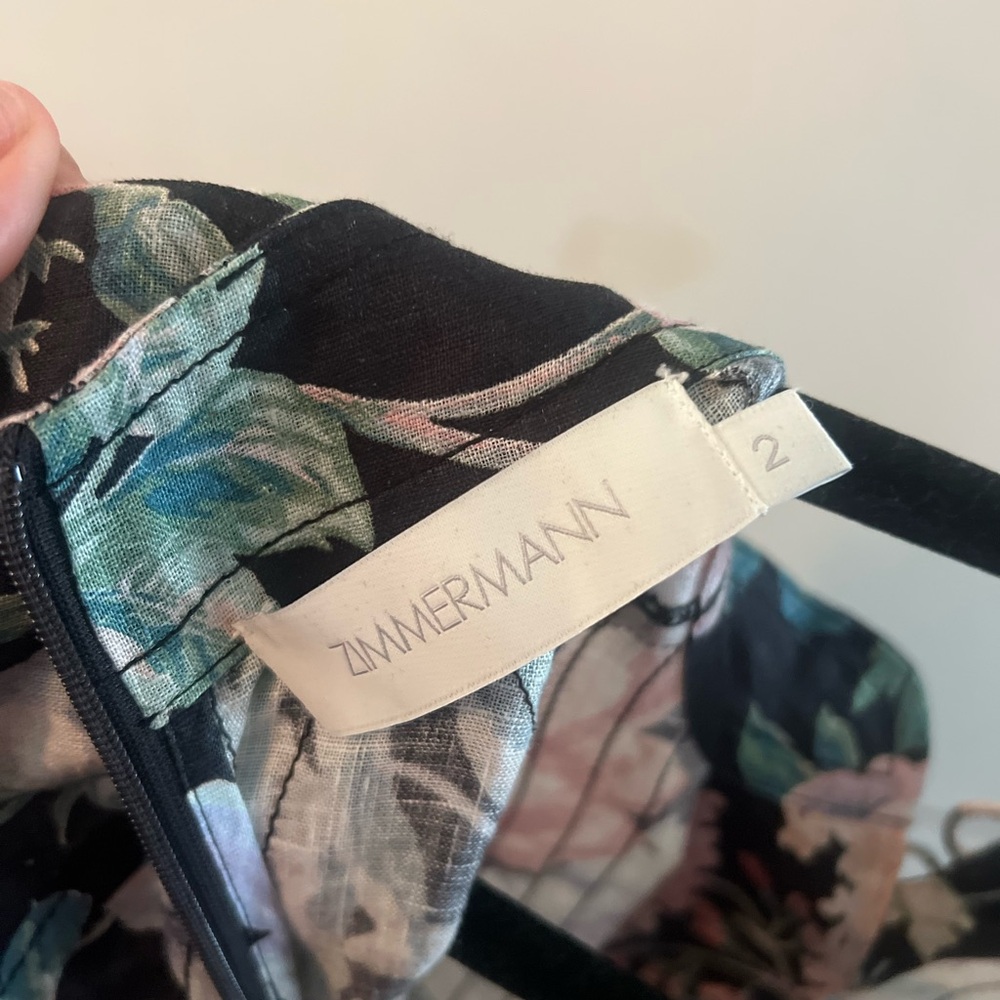 Zimmermann Floral High-Neck Dress - Picture 5 of 6